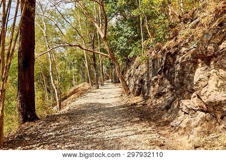 Hellfire Pass Railway,national Park Of Kanchanaburi, Thailand