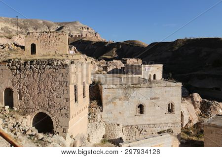 Houses In Cavusin Village, Nevsehir, Cappadocia