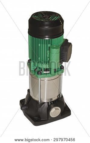 Self-priming Centrifugal Pump Isolated On A White Background