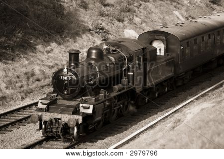 Sepia52 parní Rothley
