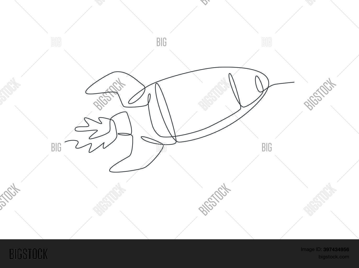One Continuous Line Vector Photo Free Trial Bigstock
