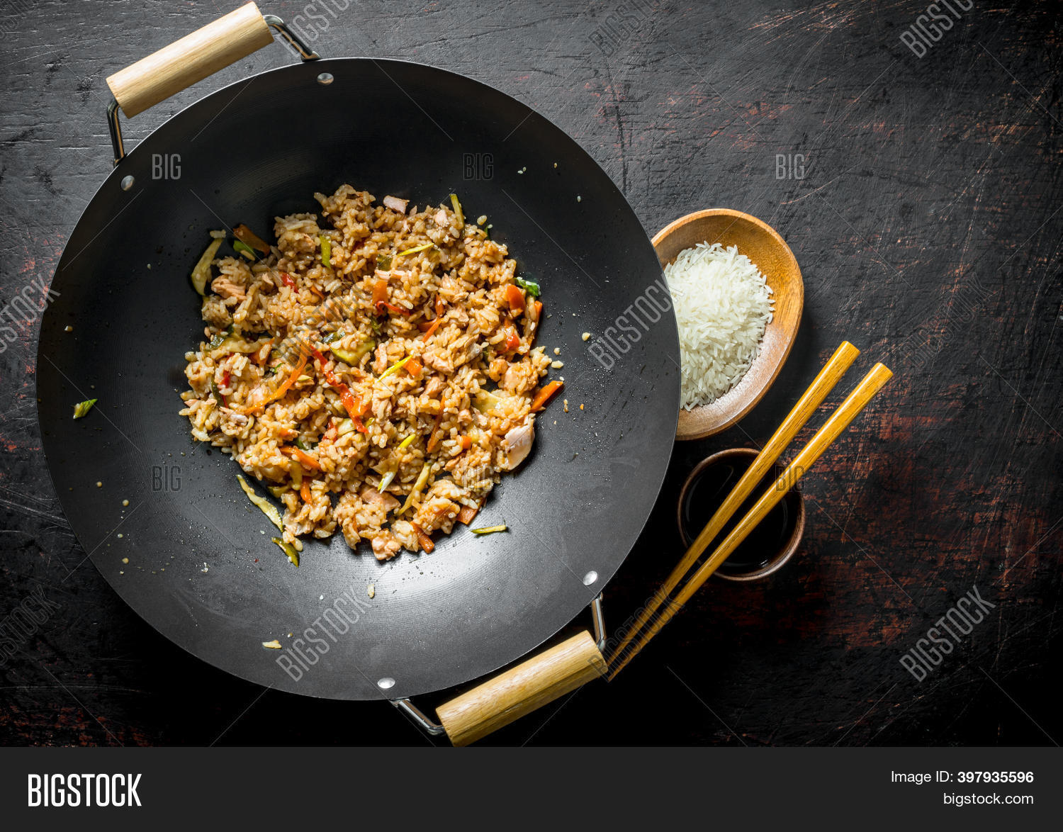 Chinese Wok. Cooked Image & Photo (Free Trial) Bigstock