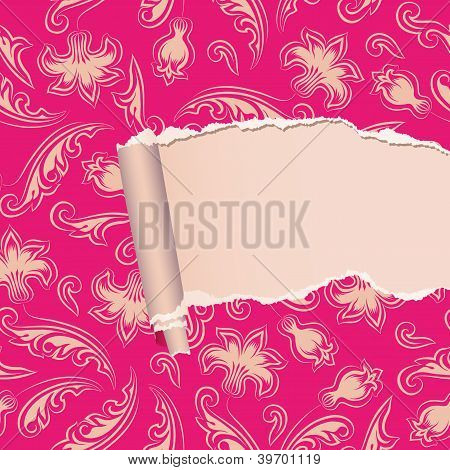 motif floral sans soudure