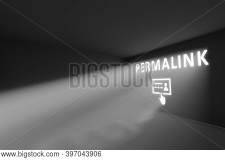 Permalink Rays Volume Light Concept 3d Illustration