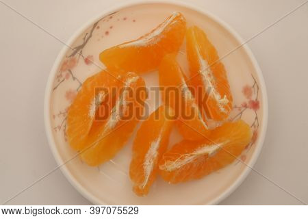 Tasty And Healthy Tangerines Stock