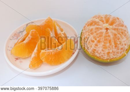 Tasty And Healthy Tangerines Stock