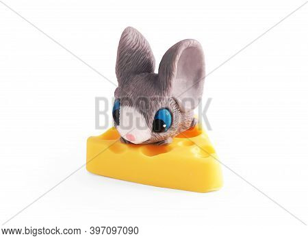Small Baby Soap Animal Figurines. Mouse Figures From Soap.