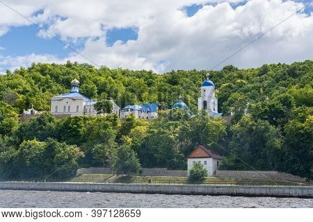 View Of The Voznesensky Makaryevsky Monastery, Photo Was Taken On A Sunny Summer Day, View From The 