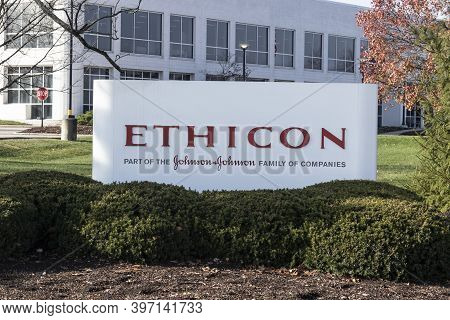 Cincinnati - Circa November 2020: Ethicon Headquarters. A Division Of Johnson And Johnson, Ethicon M