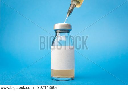 Vaccine Concept And Background.  Covid-19, 2019-ncov Pandemic.