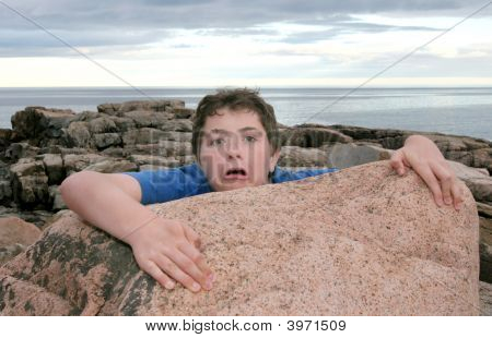 Boy herunterfallen