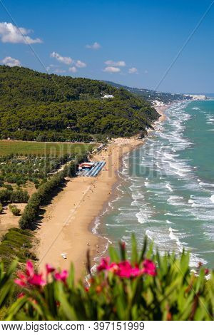 Baia Calenella beach, Vico del Gargano, Foggia, Italy