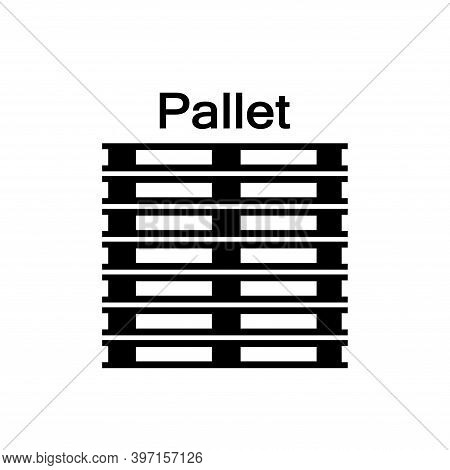 Stack Corretly Black Icon,vector Illustration, Isolated On White Background Label. Eps10