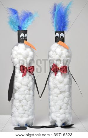 Christmas penguins
