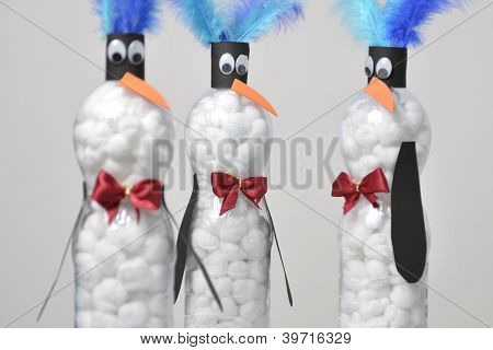 Christmas penguins