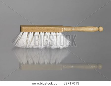 Lille Besom på glasoverfladen