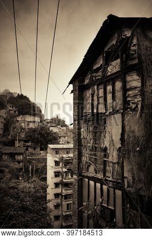 Xiahao Old street in Chongqing, China.
