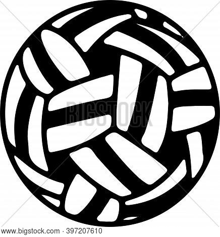 Sepak Takraw Icon Isolated On White Background