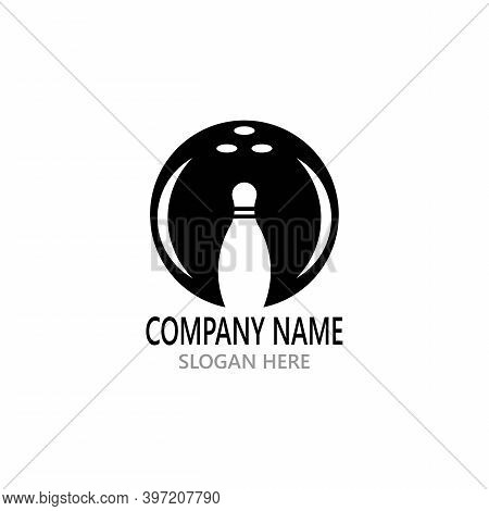 Bowling Logo Stock Vector Sport Template Illustration
