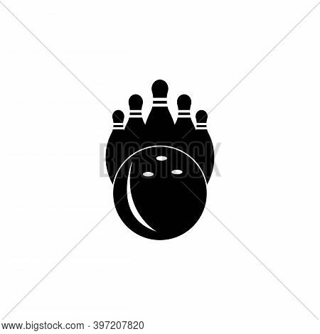Bowling Logo Stock Vector Sport Template Illustration