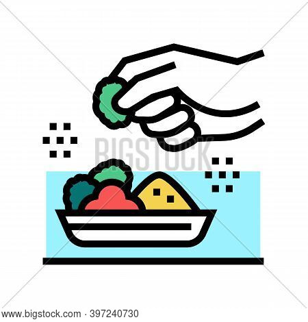 Flavoring Meal Color Icon Vector. Flavoring Meal Sign. Isolated Symbol Illustration