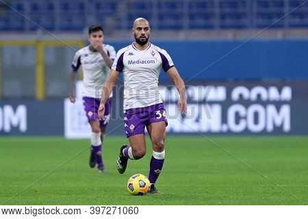 Milano, Italy. 29th November 2020. Sofyan Amrabat Of     During The Serie A Match Beetween Ac Milan 