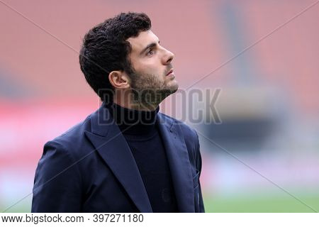 Milano, Italy. 29th November 2020. Patrick Cutrone Of Acf Fiorentina    During The Serie A Match Bee