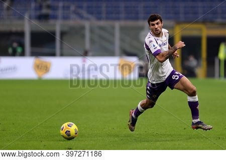 Milano, Italy. 29th November 2020. Patrick Cutrone Of Acf Fiorentina    During The Serie A Match Bee