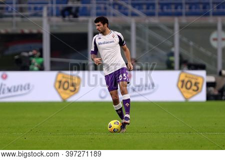 Milano, Italy. 29th November 2020. Patrick Cutrone Of Acf Fiorentina    During The Serie A Match Bee