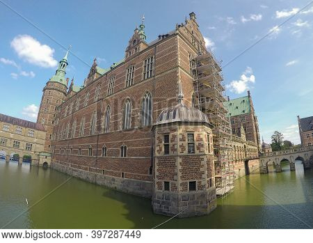 Panoramic View From Rosenborg Castle, Copenhague, Denmark, July 2019