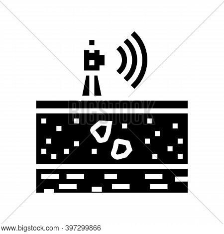 Geodetic Equipment Glyph Icon Vector. Geodetic Equipment Sign. Isolated Contour Symbol Black Illustr