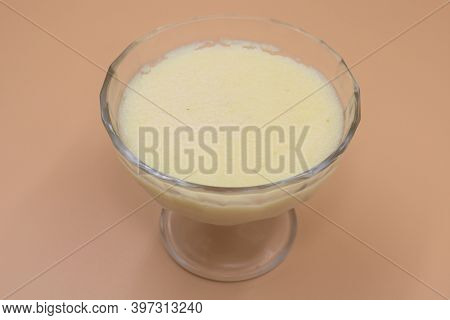 Traditional Turkish (irmik Tatli) Semolina Cake Dessert.