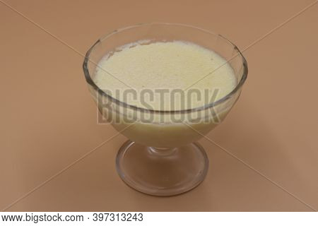 Traditional Turkish (irmik Tatli) Semolina Cake Dessert.