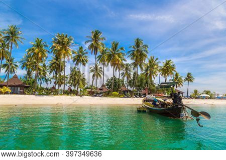 Tropical Beach At Koh Mook (koh Muk) Island, Thailand