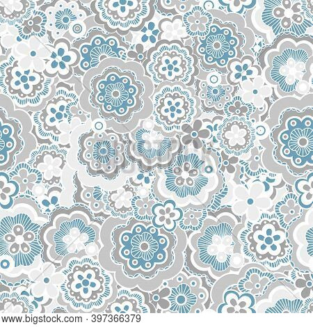Cute Pattern In Small Flower. Small Colorful Flowers. Ditsy Floral Background. The Elegant The Templ