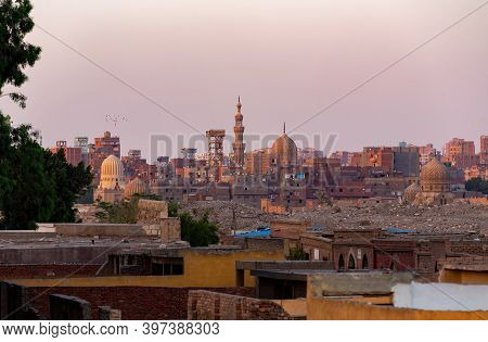 Old Part Of Cairo. The City Of The Dead, Egypt