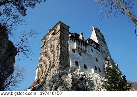 Ancient Castle With Many Legends In Romania