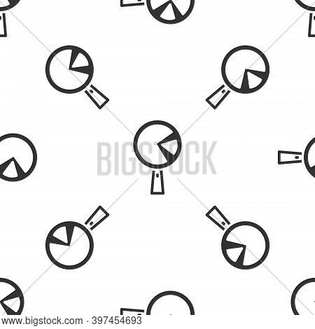 Grey Omelette In Frying Pan Icon Isolated Seamless Pattern On White Background. Omelet In A Skillet.
