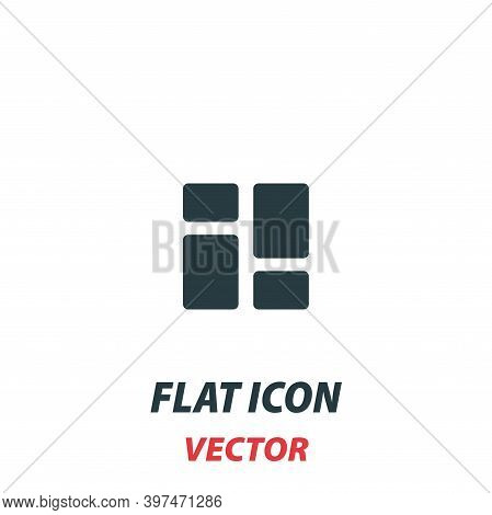 Programmatic Advertising Icon In A Flat Style. Vector Illustration Pictogram On White Background. Is