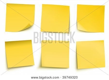 Note di carta giallo