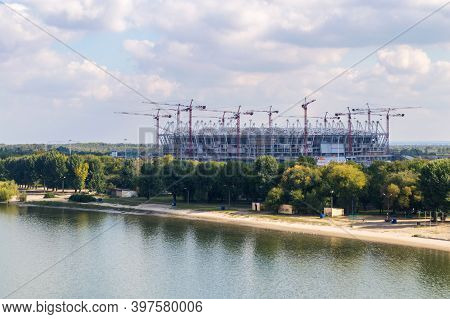 Building Arena Stadium For Fifa World Cup 2018, Russia, Rostov-on-don, November 2016