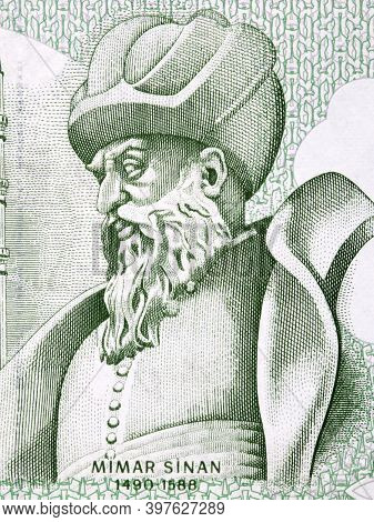 Mimar Sinan A Portrait From Old Turkish Money