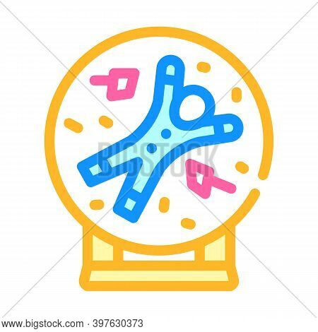 Throwing Knives Color Icon Vector Illustration Flat