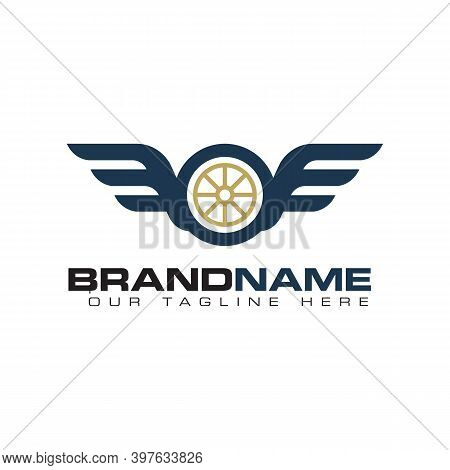 Tire Wing Logo Motorcycle, Repair, Badge, Motor, Speed, Custom, Classic