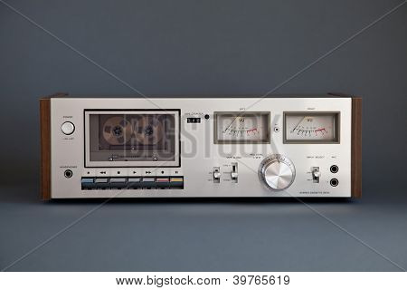Stereo Cassette Deck cassetta analogica Vintage