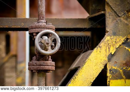A View From The Rusty, Abandoned Steel City In Vítkovice In Czech Republic The Area Is Used As An In