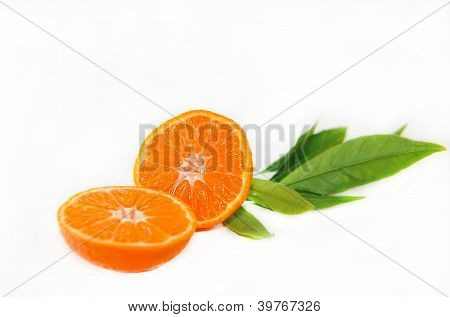 Skåret af tangerine