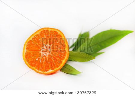 Skåret af tangerine