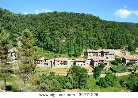 Visning af Rupit, Barcelona, Spanien