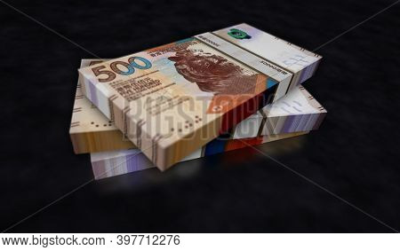 Hong Kong Dollar Money Banknotes Pack 3D Illustration